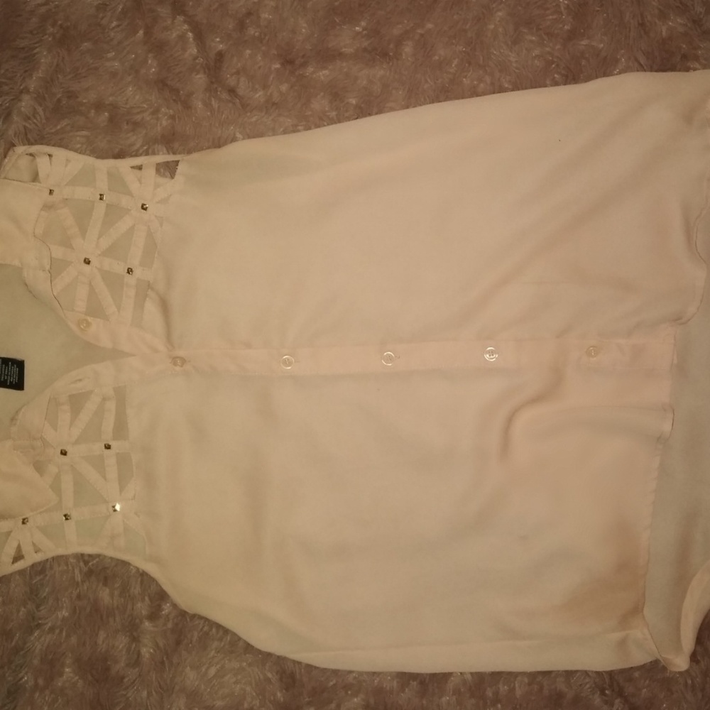 Thin button up tank